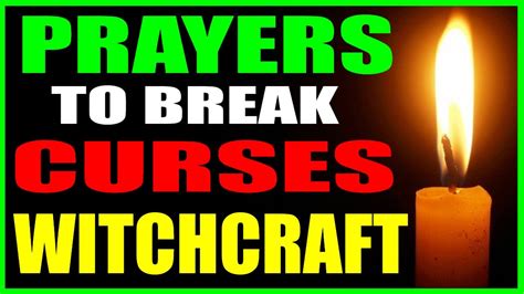 Prayer to get rid of witchcraft